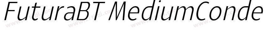 FuturaBT MediumConde字体转换 FuturaBT MediumConde字体转换